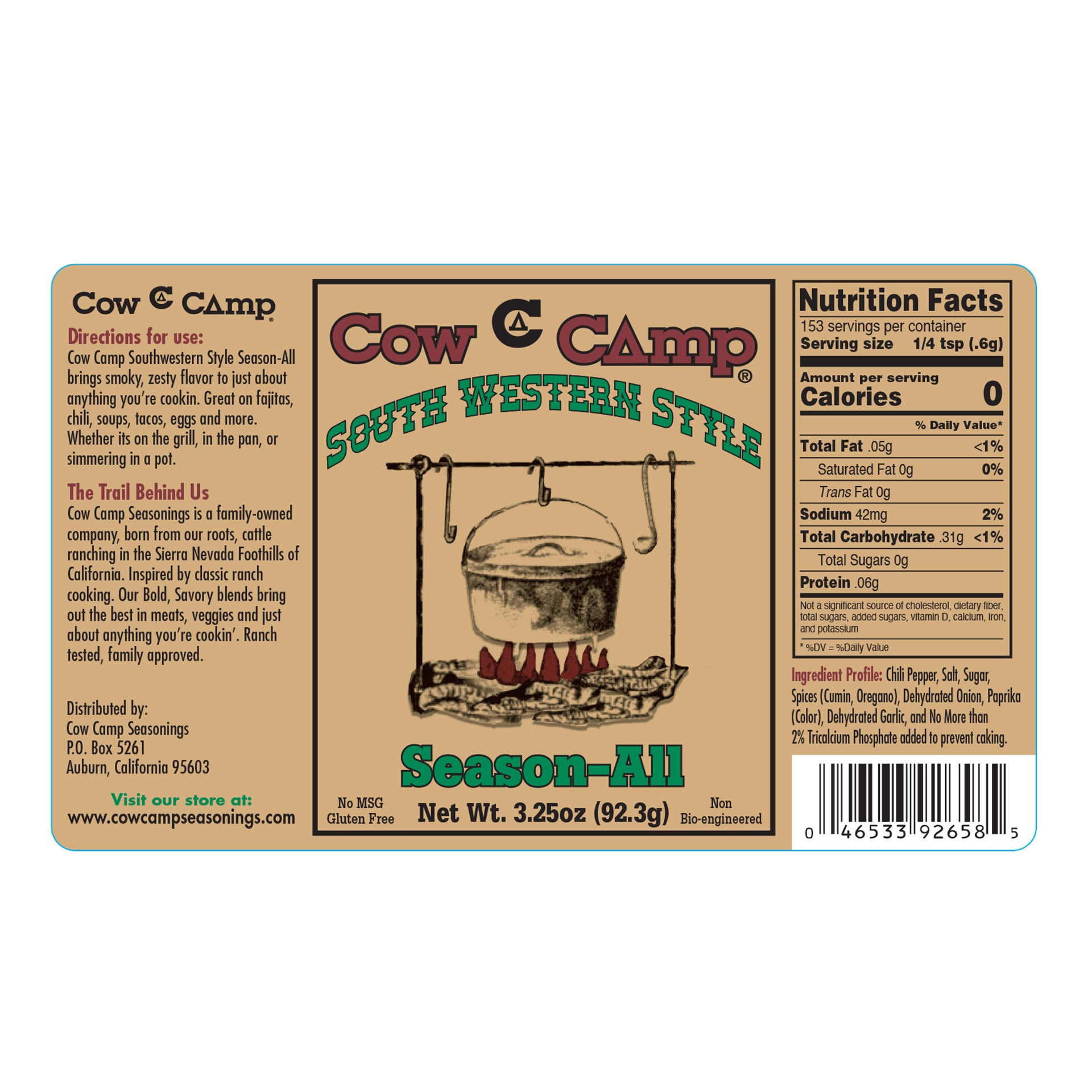 South Western Style Season-All 3.5oz