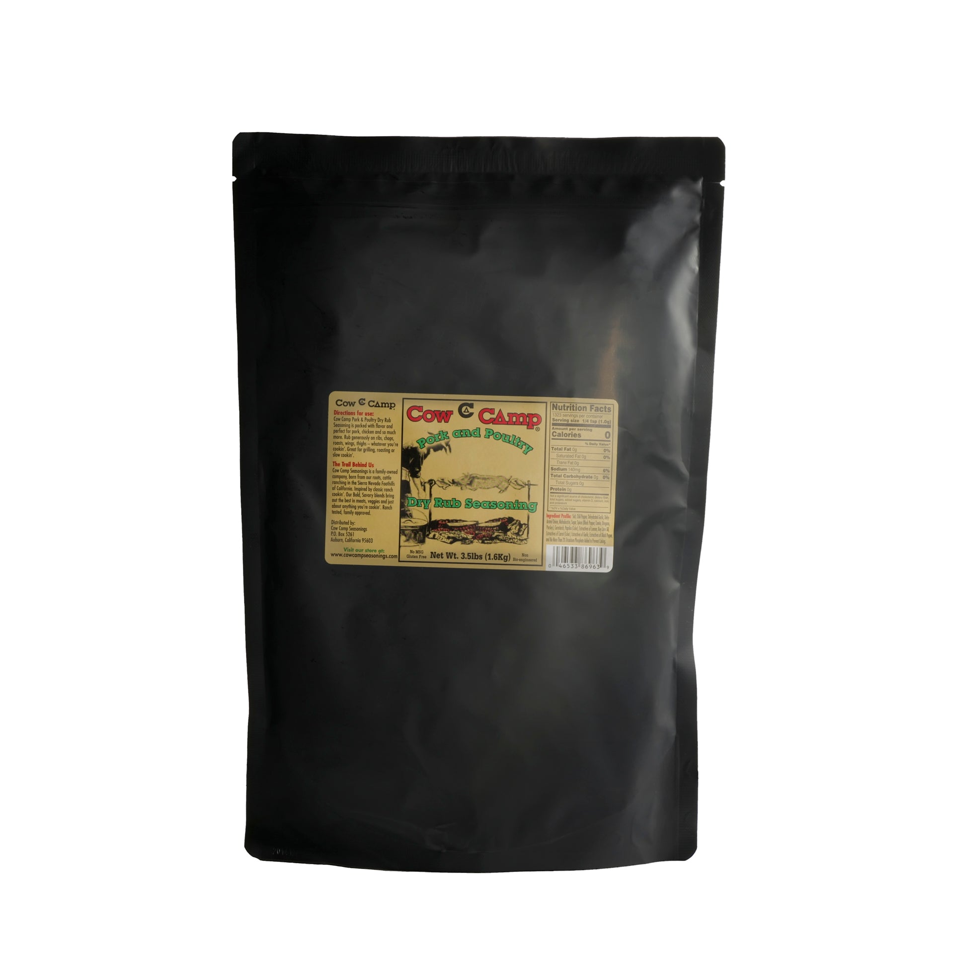 Pork and Poultry Dry Rub 11oz.